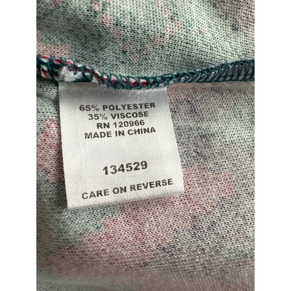 NWT City Hearts Aztec Vest Christmas Sleeveless Button-Up Polyester/Viscose 3X - Picture 6 of 6